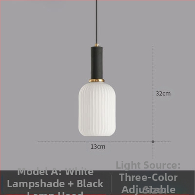 Κρεμαστό φωτιστικό LED, γυάλινο σκιάδιο με σχέδιο νερού σε σκανδιναβικό στιλ, 85-250V, κάλυψη 5–10 m²