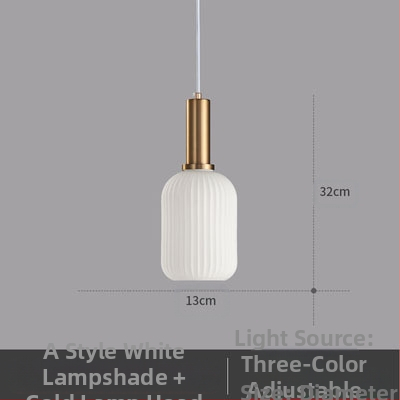 Κρεμαστό φωτιστικό LED, γυάλινο σκιάδιο με σχέδιο νερού σε σκανδιναβικό στιλ, 85-250V, κάλυψη 5–10 m²