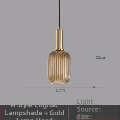 Κρεμαστό φωτιστικό LED, γυάλινο σκιάδιο με σχέδιο νερού σε σκανδιναβικό στιλ, 85-250V, κάλυψη 5–10 m²