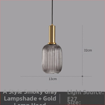 Κρεμαστό φωτιστικό LED, γυάλινο σκιάδιο με σχέδιο νερού σε σκανδιναβικό στιλ, 85-250V, κάλυψη 5–10 m²