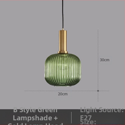 Κρεμαστό φωτιστικό LED, γυάλινο σκιάδιο με σχέδιο νερού σε σκανδιναβικό στιλ, 85-250V, κάλυψη 5–10 m²