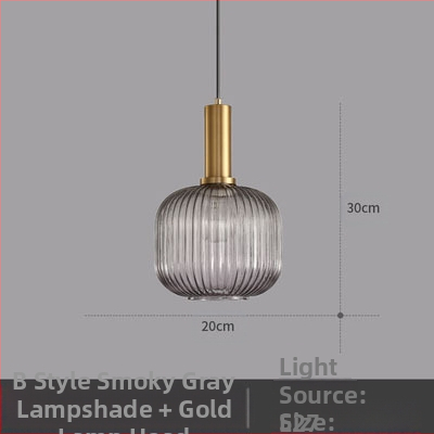 Κρεμαστό φωτιστικό LED, γυάλινο σκιάδιο με σχέδιο νερού σε σκανδιναβικό στιλ, 85-250V, κάλυψη 5–10 m²