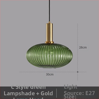 Κρεμαστό φωτιστικό LED, γυάλινο σκιάδιο με σχέδιο νερού σε σκανδιναβικό στιλ, 85-250V, κάλυψη 5–10 m²