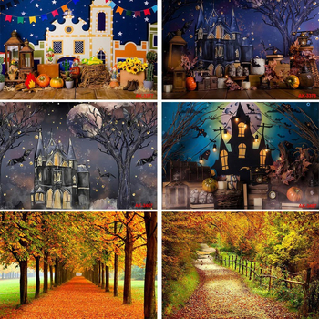 Фонов гоблен за fotografия – Хелоуин, детско парти, 100% полиестер, машинно тъкане, стил: анимационен