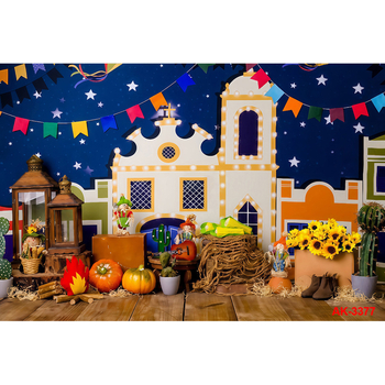 Фонов гоблен за fotografия – Хелоуин, детско парти, 100% полиестер, машинно тъкане, стил: анимационен