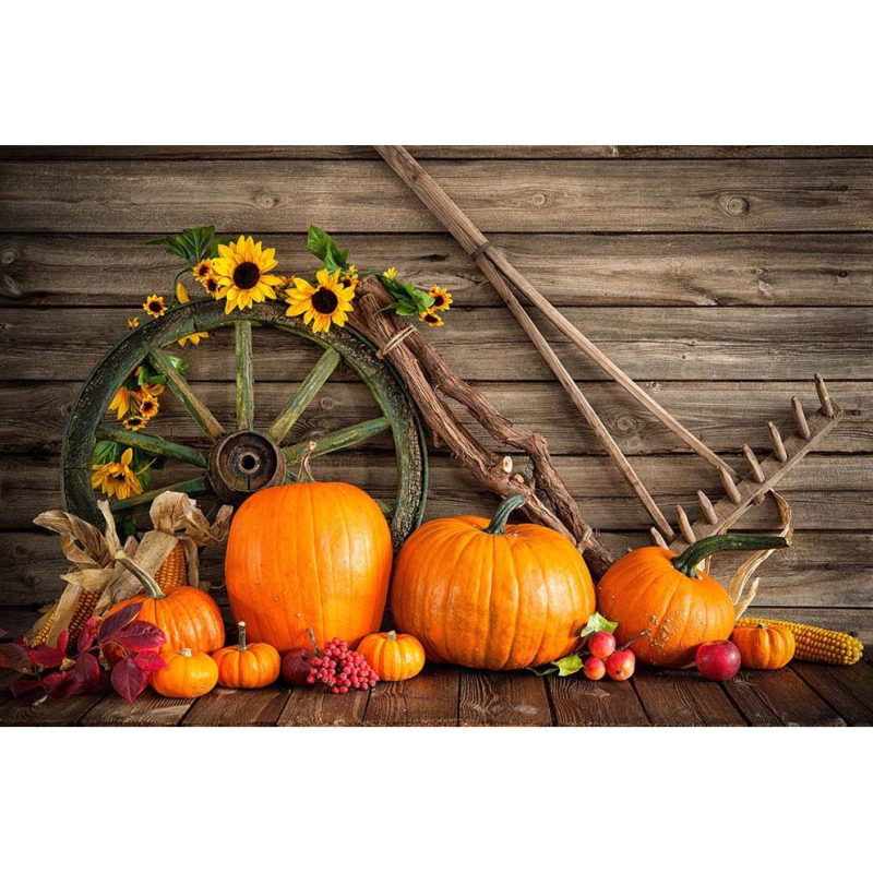 Фонов гоблен за fotografия – Хелоуин, детско парти, 100% полиестер, машинно тъкане, стил: анимационен