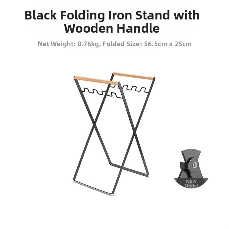 Sulankstoma šiukšlių laikymo stovelė stovyklavimui su maišų laikikliu, 100% naujos plastiko medžiagos