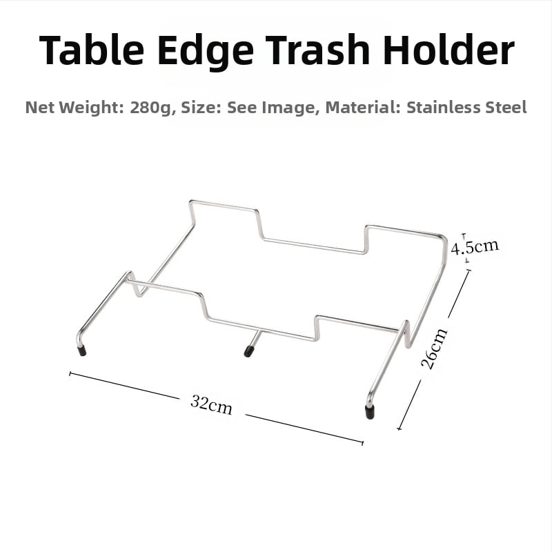Sulankstoma šiukšlių laikymo stovelė stovyklavimui su maišų laikikliu, 100% naujos plastiko medžiagos