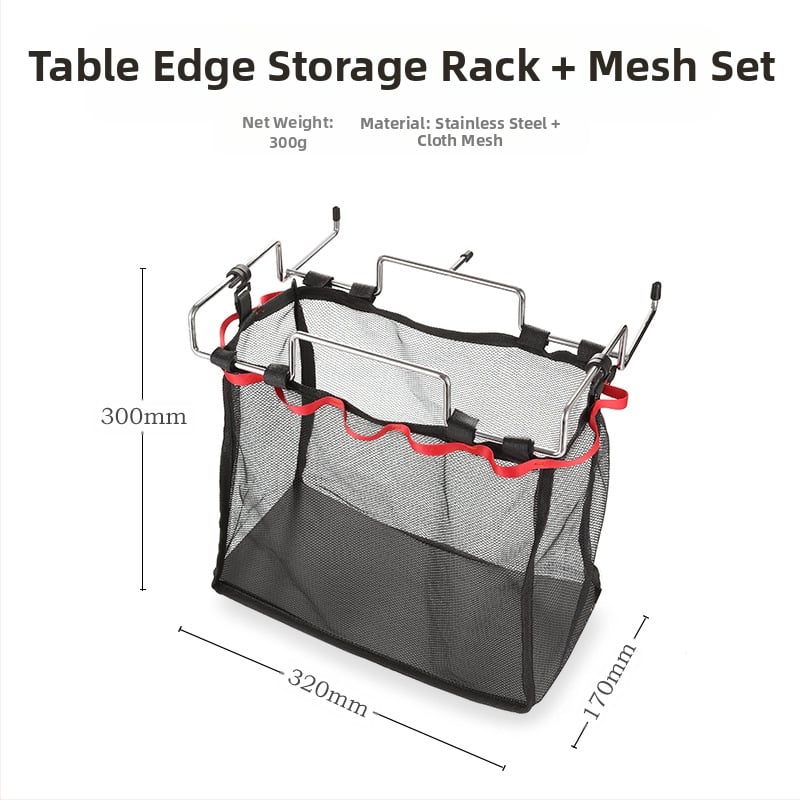 Sulankstoma šiukšlių laikymo stovelė stovyklavimui su maišų laikikliu, 100% naujos plastiko medžiagos