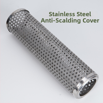 Nerūdijančio plieno medienos krosnelė su kampiniu dūmtraukio, lauko naudojimui