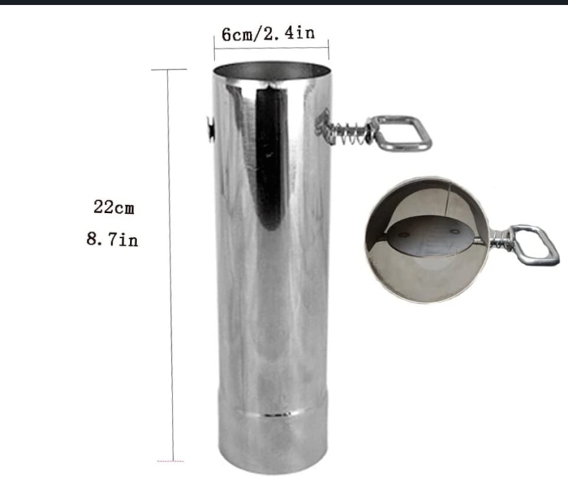 Nerūdijančio plieno medienos krosnelė su kampiniu dūmtraukio, lauko naudojimui