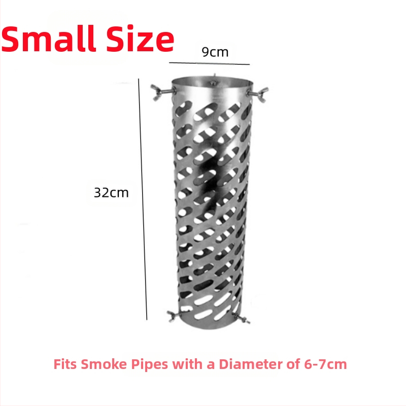 Nerūdijančio plieno medienos krosnelė su kampiniu dūmtraukio, lauko naudojimui