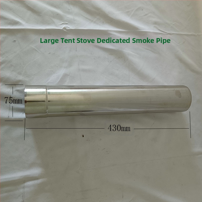 Nerūdijančio plieno medienos krosnelė su kampiniu dūmtraukio, lauko naudojimui