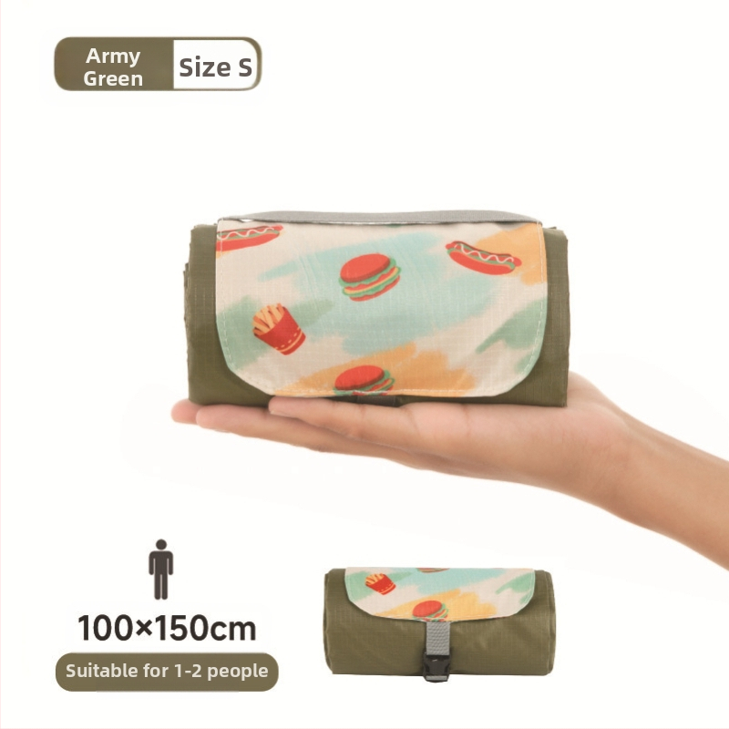 Isdan mini piknika sega, neilons, 250 g, 20D ūdensizturīgs audums, modeļa YSD-80626, salokāma sega kemptingam un brīvajā dabā, mitrumizturība līdz 2000M+