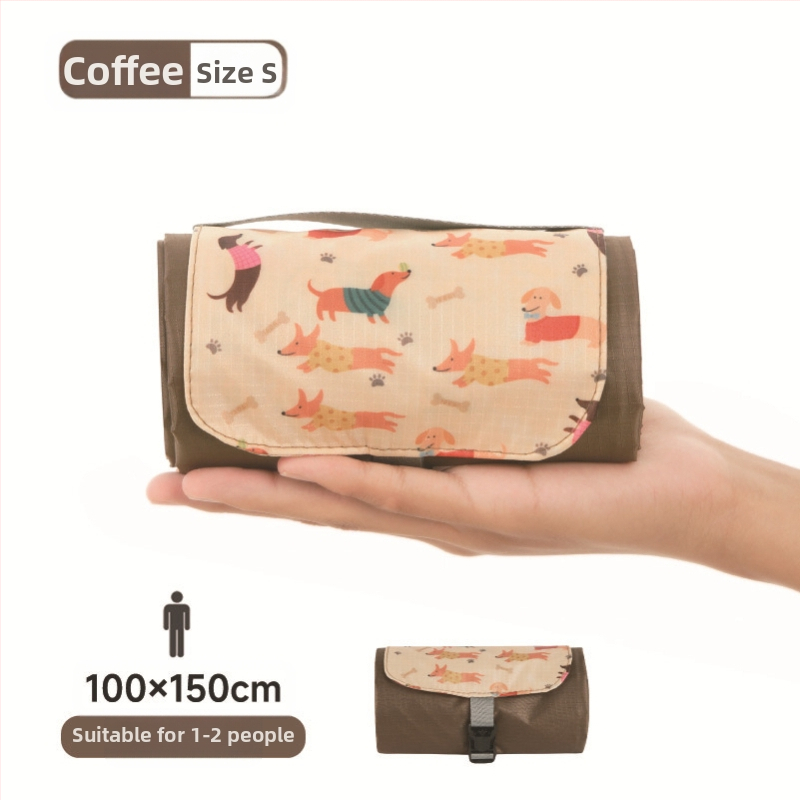 Isdan mini piknika sega, neilons, 250 g, 20D ūdensizturīgs audums, modeļa YSD-80626, salokāma sega kemptingam un brīvajā dabā, mitrumizturība līdz 2000M+