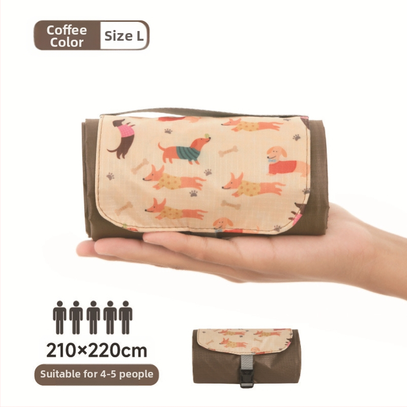 Isdan mini piknika sega, neilons, 250 g, 20D ūdensizturīgs audums, modeļa YSD-80626, salokāma sega kemptingam un brīvajā dabā, mitrumizturība līdz 2000M+