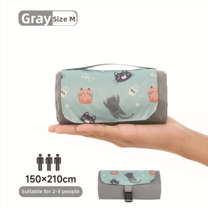 Isdan mini piknika sega, neilons, 250 g, 20D ūdensizturīgs audums, modeļa YSD-80626, salokāma sega kemptingam un brīvajā dabā, mitrumizturība līdz 2000M+