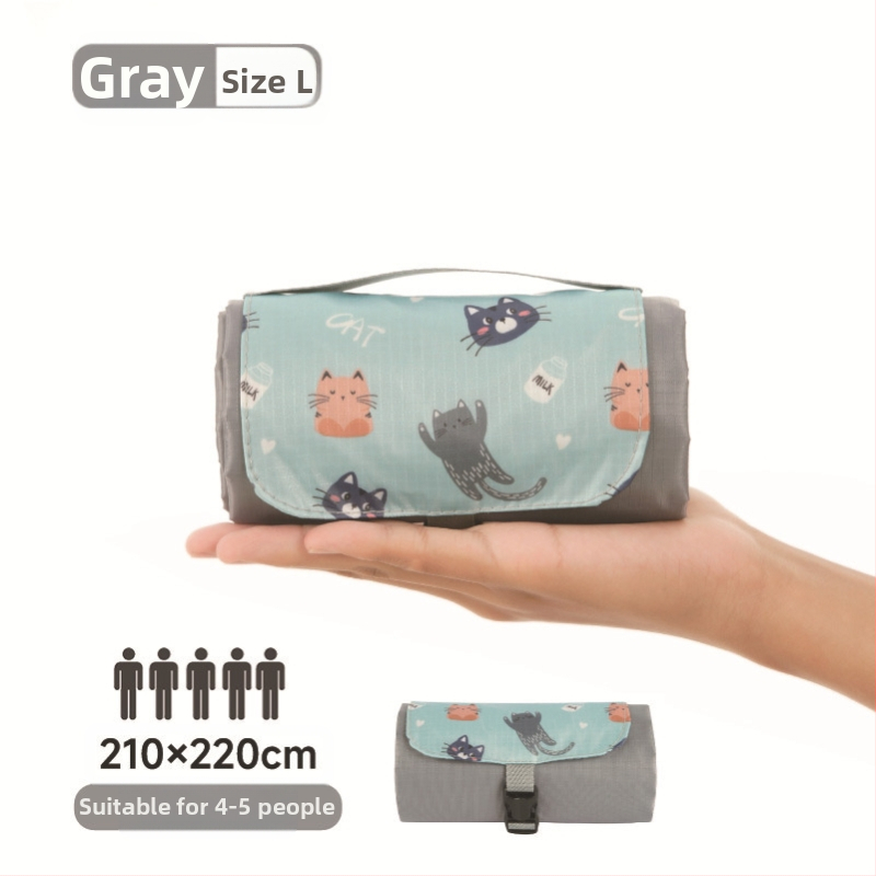 Isdan mini piknika sega, neilons, 250 g, 20D ūdensizturīgs audums, modeļa YSD-80626, salokāma sega kemptingam un brīvajā dabā, mitrumizturība līdz 2000M+