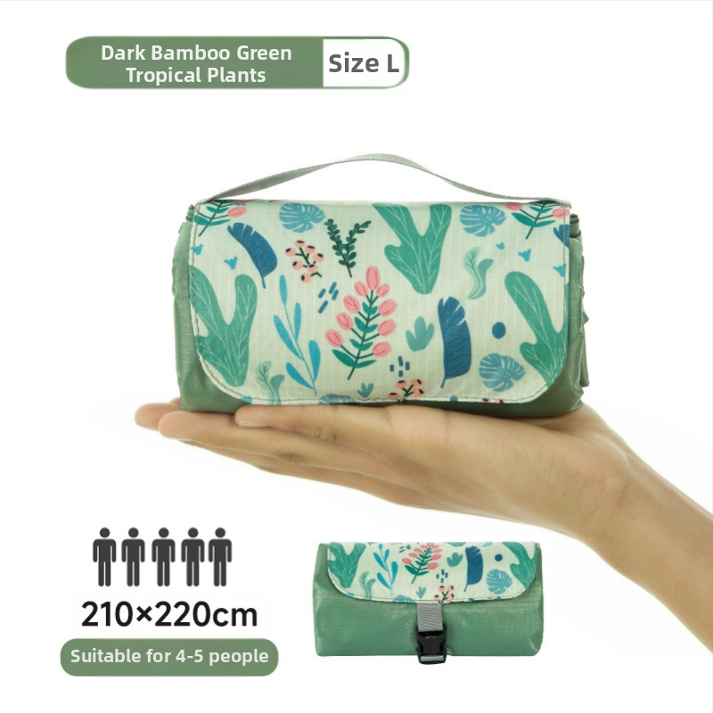 Isdan mini piknika sega, neilons, 250 g, 20D ūdensizturīgs audums, modeļa YSD-80626, salokāma sega kemptingam un brīvajā dabā, mitrumizturība līdz 2000M+