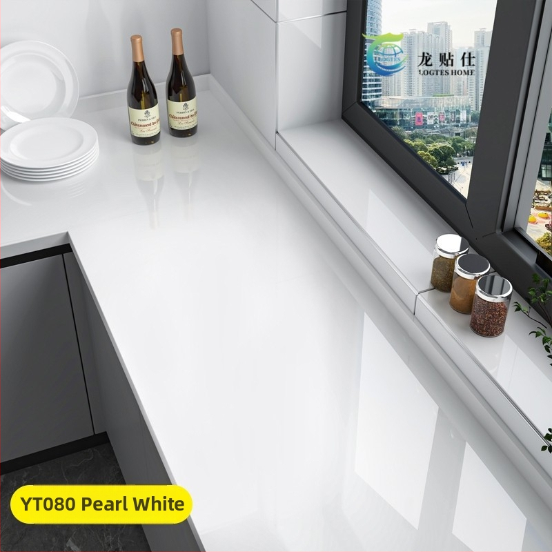 Lipdukas PET sienai, marmuro imitacija, atsparus aliejui ir aukštoms temperatūroms, virtuvės sienos dekoras