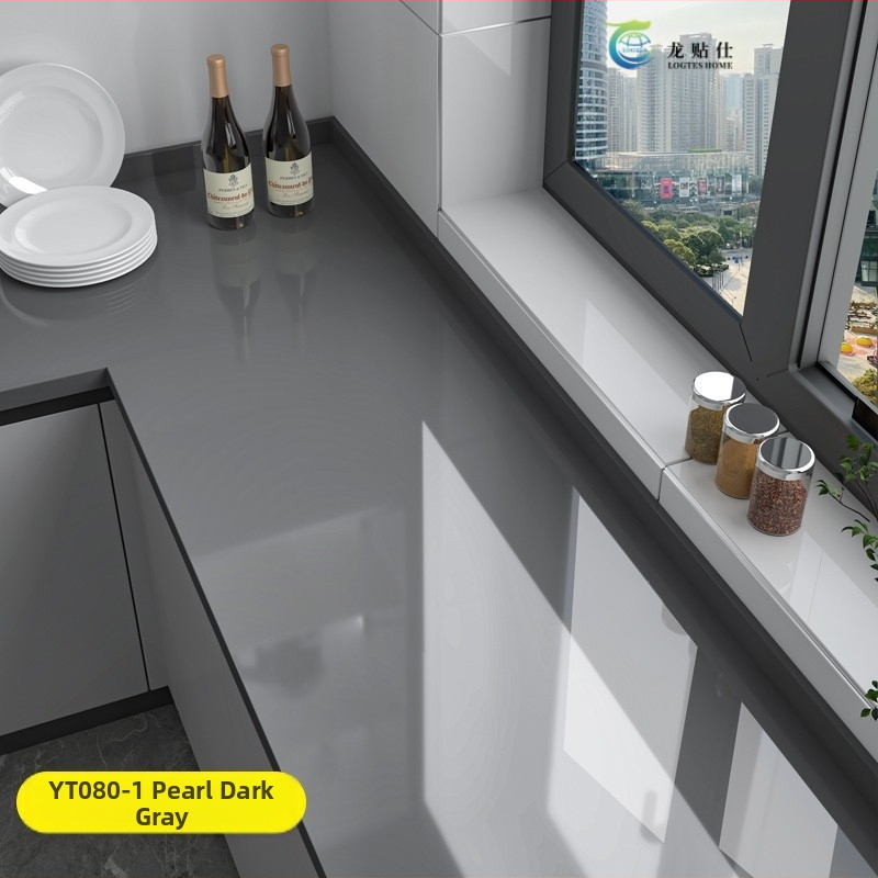 Lipdukas PET sienai, marmuro imitacija, atsparus aliejui ir aukštoms temperatūroms, virtuvės sienos dekoras