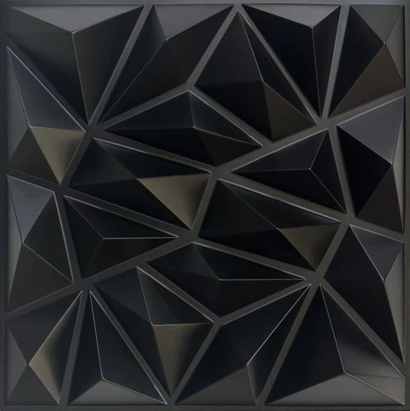 PVC 3D sienų plokštės — dekoratyvus modelis, atsparūs vandeniui, atsparūs ugniai, atsparūs senėjimui (sienų danga)