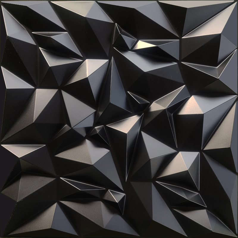 PVC 3D sienų plokštės — dekoratyvus modelis, atsparūs vandeniui, atsparūs ugniai, atsparūs senėjimui (sienų danga)