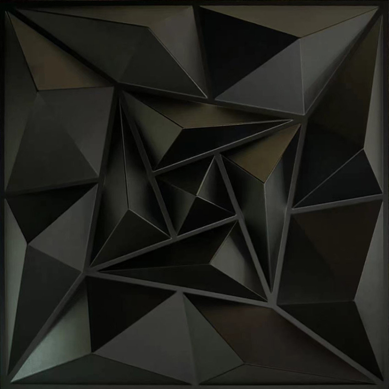 PVC 3D sienų plokštės — dekoratyvus modelis, atsparūs vandeniui, atsparūs ugniai, atsparūs senėjimui (sienų danga)