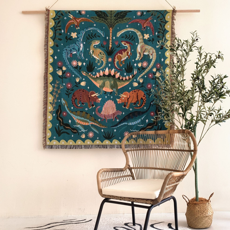 Seven Jump pledas – medvilnė, 1000–1499 g, Cartoon Animation raštas, tinkamas visoms keturioms metų laikams