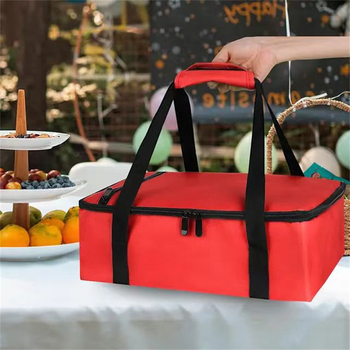 Šiluminė rankinė gėrimams ir patiekalams, nešiojama ir sulankstoma, iš neausto audinio