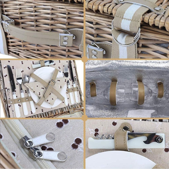 Pinti pikniko krepšys su dangčiu ir izoliacija, nešiojamas modelis XY-CL-050, apkrova iki 15 kg.