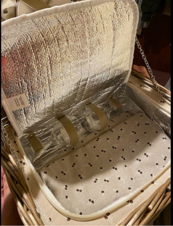 Pinti pikniko krepšys su dangčiu ir izoliacija, nešiojamas modelis XY-CL-050, apkrova iki 15 kg.