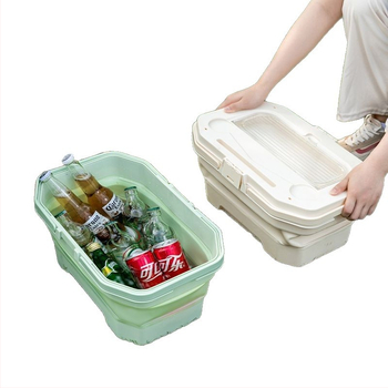 Αναδιπλούμενο κουτί αποθήκευσης για υπαίθριο κάμπινγκ, φορητός οργανωτής πορτ-μπαγκάζ αυτοκινήτου, με μεγάλη χωρητικότητα