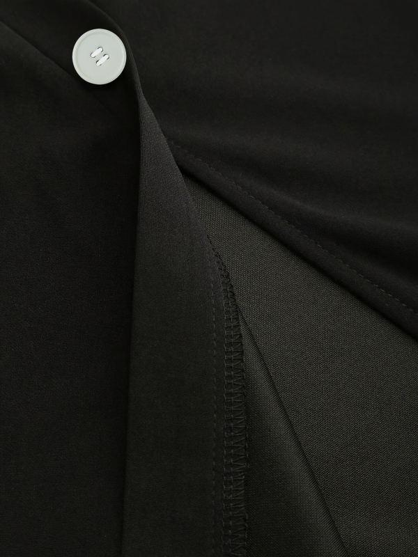 Klostuotas midi sijonas su siauru siluetu, poliesterio audinys, mikroelastinė medžiaga