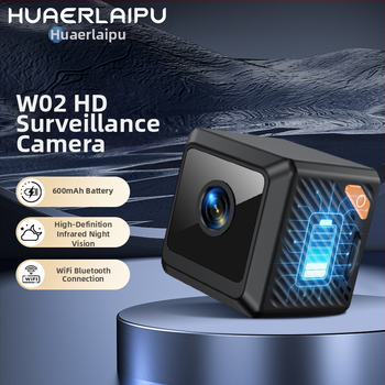 W02 veiksmo kamera su 1080p vaizdo įrašu, 140° plataus kampo, naktinis matymas, WiFi ir Bluetooth.