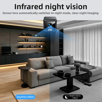 W02 veiksmo kamera su 1080p vaizdo įrašu, 140° plataus kampo, naktinis matymas, WiFi ir Bluetooth.