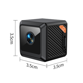 W02 veiksmo kamera su 1080p vaizdo įrašu, 140° plataus kampo, naktinis matymas, WiFi ir Bluetooth.