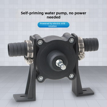 Миниатюрен самопомпващ домашен воден помпа с задвижване от ръчна бормашина и DC мотор - Tianhu