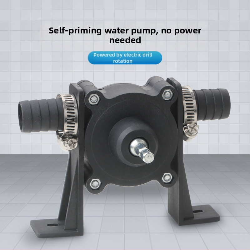 Миниатюрен самопомпващ домашен воден помпа с задвижване от ръчна бормашина и DC мотор - Tianhu