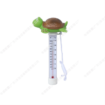 Θερμόμετρο φουσκωτής πισίνας με χελώνα καρτούν για οικιακή χρήση, πλαστικό σώμα, μοντέλο YC-WDJ06, Clearspring/Cassin, Guangdong-προέλευση, μέτρηση θερμοκρασίας