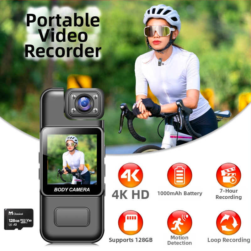 M11 преносим мини камера‑рекордер с 1,54-инчов LCD, 2.0 MP, microSD до 128 GB, време на работа 4–5 часа