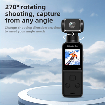 K1-5K φορητή κάμερα δράσης με σταθεροποίηση, εγγραφή 5K, οθόνη LCD, υποστήριξη TF κάρτας, μπαταρία 900mAh