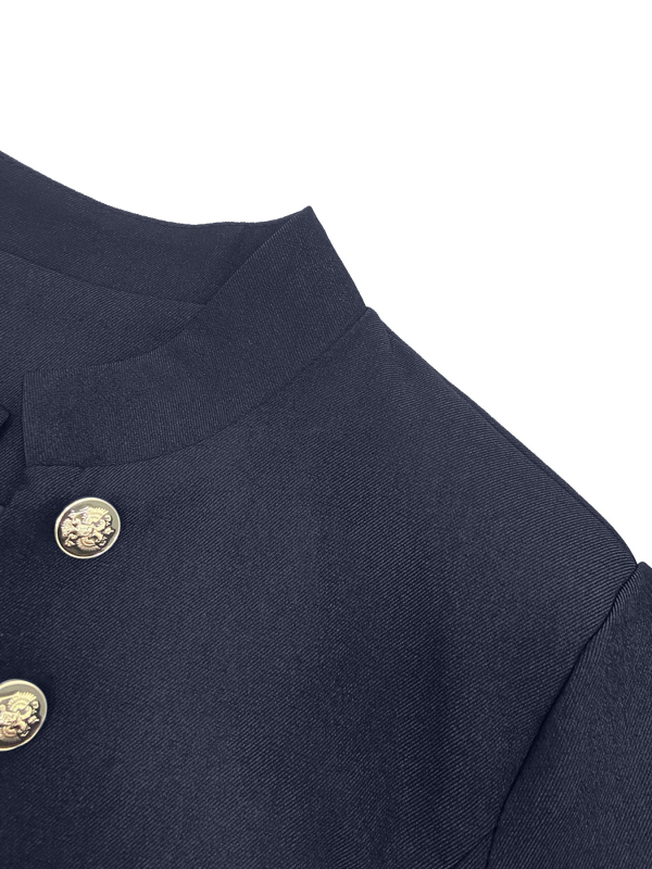 Γυναικείο παλτό από πολυεστέρα με μακριά μανίκια και ημι-υψηλό γιακά, 95% πολυεστέρας, φθινόπωρο 2024