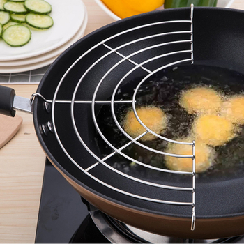 Autonomy Ανοξείδωτο ημικύκλιο ράφι με αποστράγγιση λαδιού – συνδεόμενο ραφι κουζίνας για ατμό και ψήσιμο