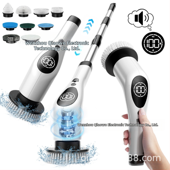 Elektromos padlótisztító mop, kézi, vezeték nélküli, LCD kijelző, hangjelzés, kilenc az egyben