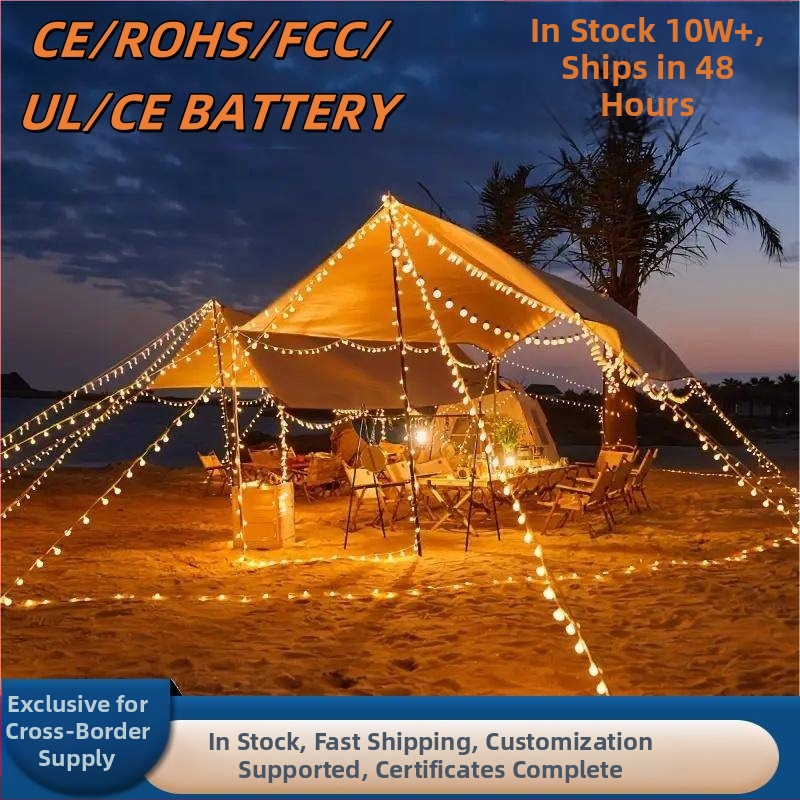 Празнична LED нишка светлина, слънчево захранване, външна IP65 водоустойчивост, Bubble Ball дизайн, 5000 лм, модел LM0009