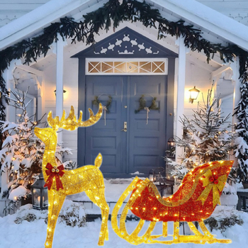 Helendav traadist terasest jõulujänes – geomeetriline skulptuur hotellide ja pidulikele dekoratsioonide jaoks, puidust karbis pakendatud