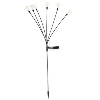 Ηλιακή LED λάμπα με χαλκόν νήμα για εξωτερική διακόσμηση, σε σχήμα λουλουδιού, φωτεινό φως εδάφους, 3000 lm, ηλιακή τροφοδοσία, IP65, είσοδος ≤36 V