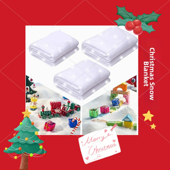 Filcből készült hófedő takaró karácsonyi dekorációhoz - Purple Run márka, zacskós csomagolásban; ideális üzleti és reklám ajándékokhoz