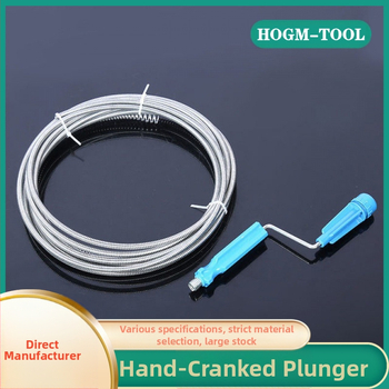 Rankinis sukamas nuotekų valytuvas – plieno viela, WC įrankis, HOGM-TOOL